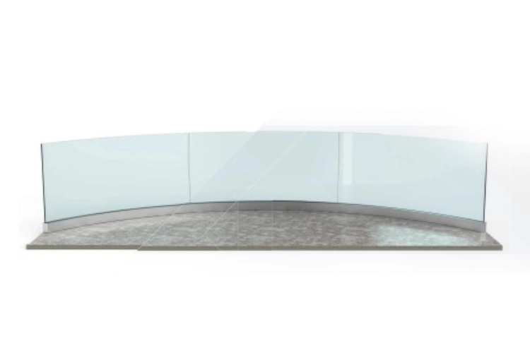 oval glass railing systems and price