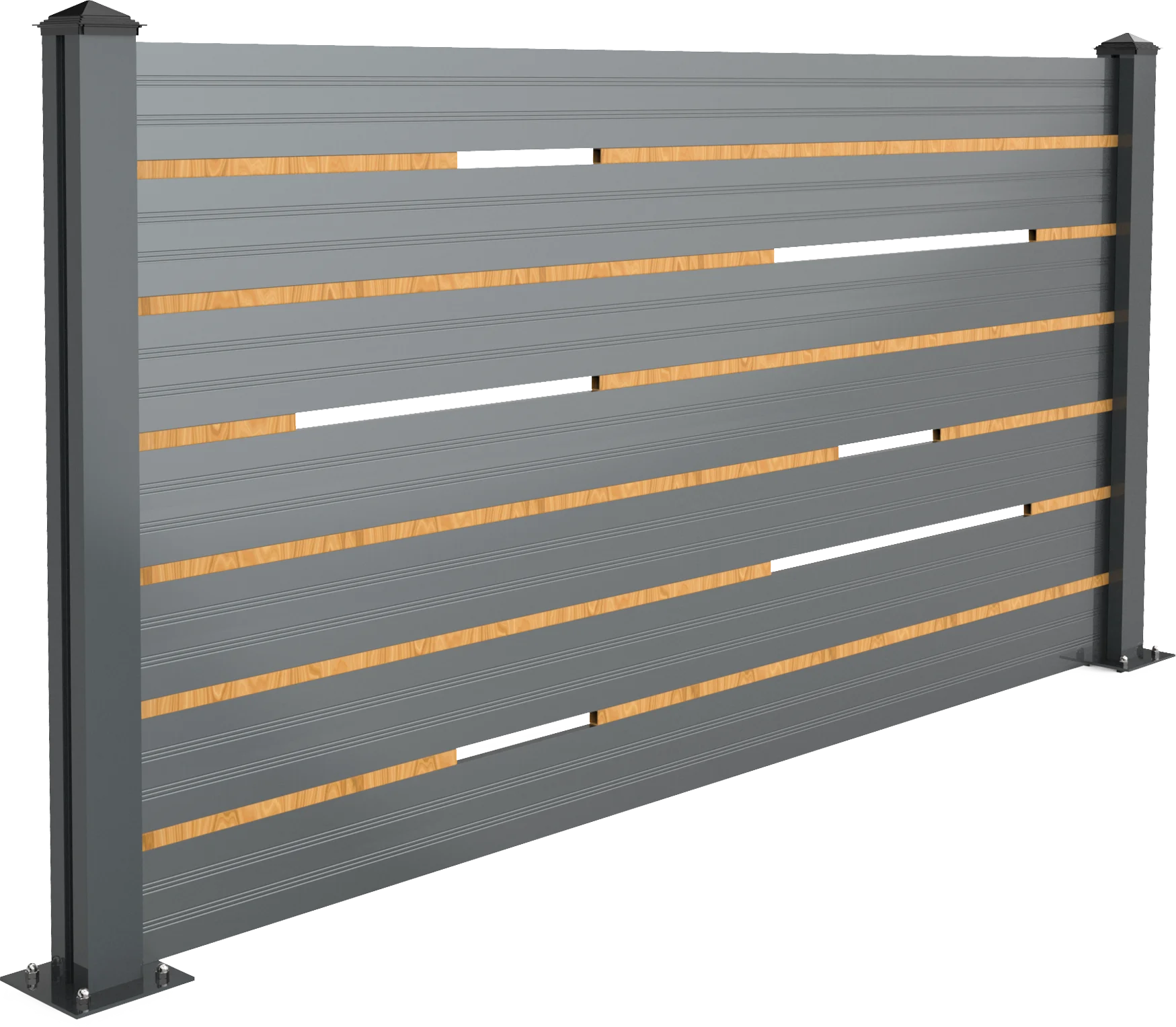y series pn60 aluminum garden fence