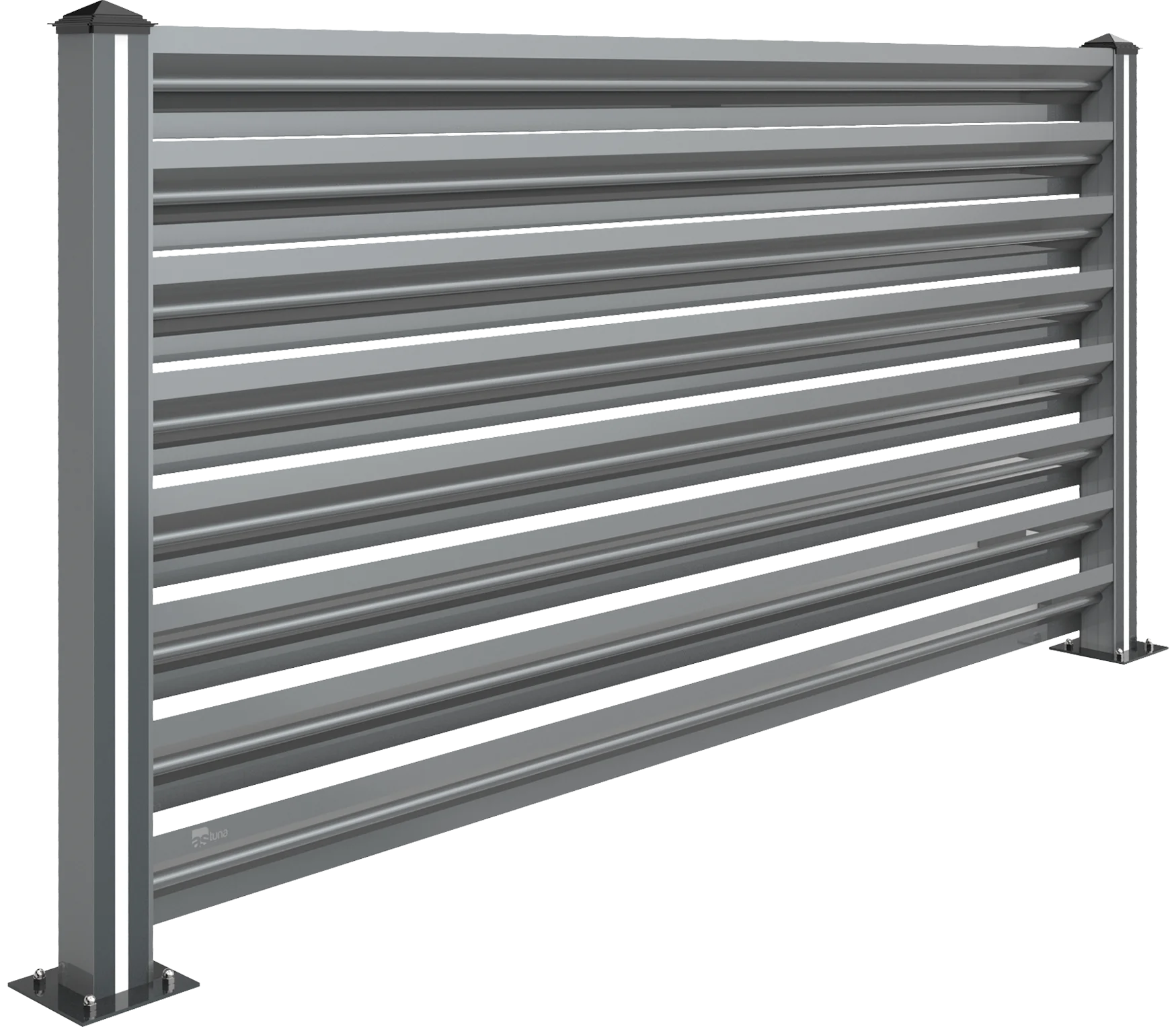 z series pn60 aluminum garden fence